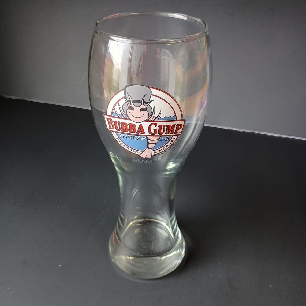 Bubba Gump Shrimp Co. Miami Beer Glass - Collectible